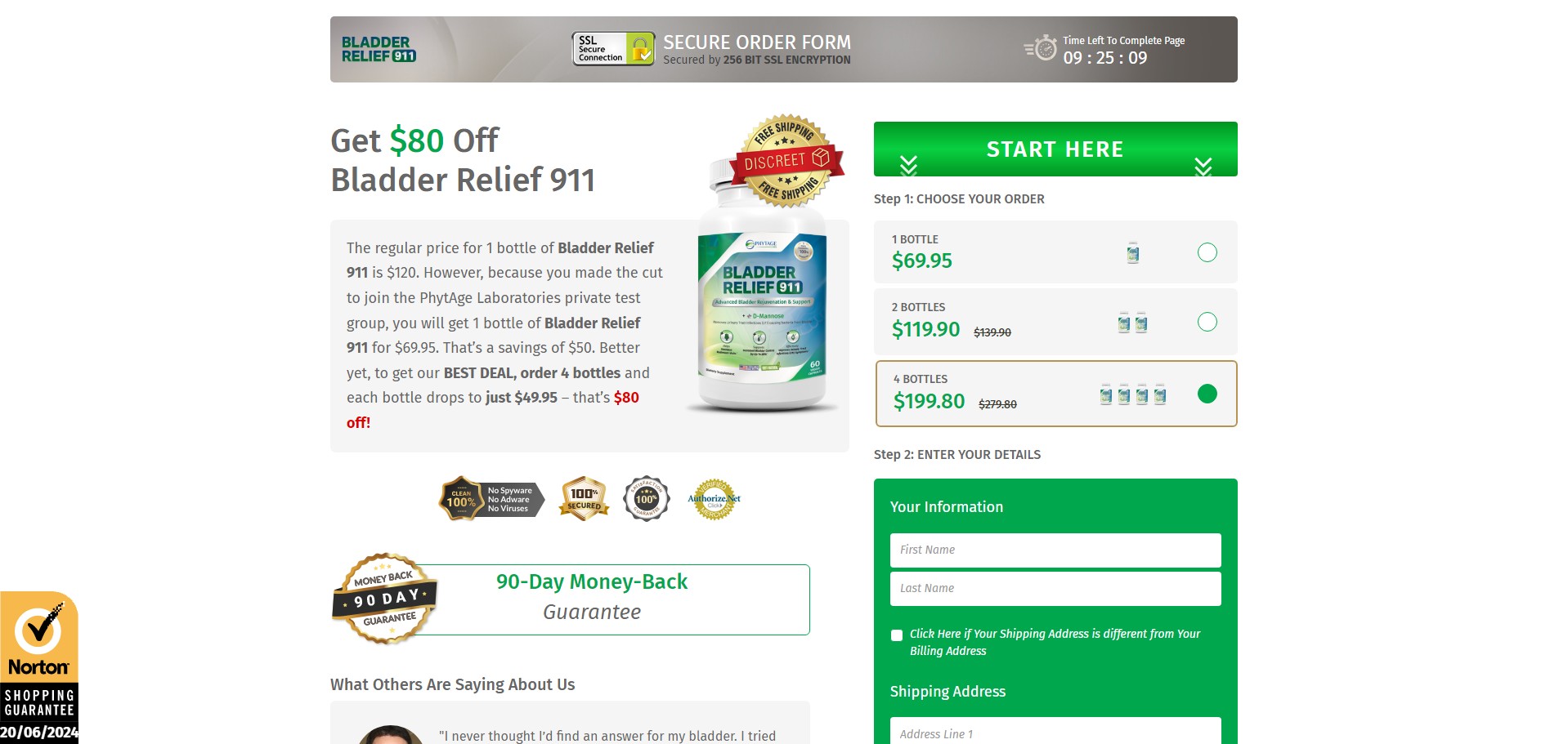 Bladder Relief 911