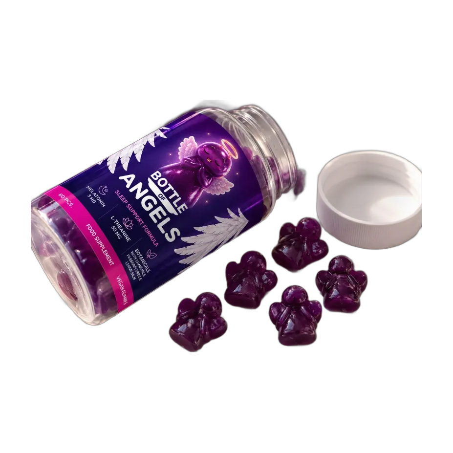 Bottle of Angels Sleep Gummies