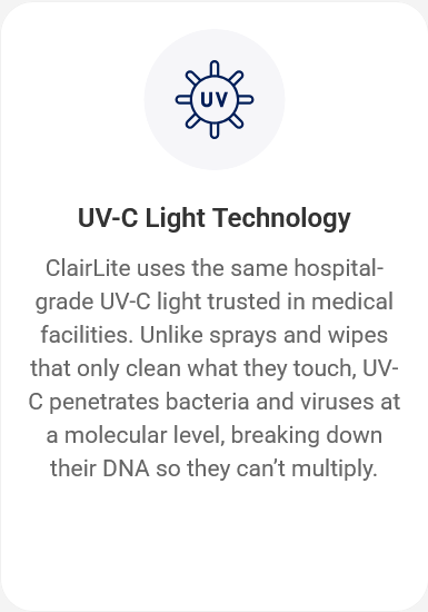 Clairlite UV Sanitizer Produkt