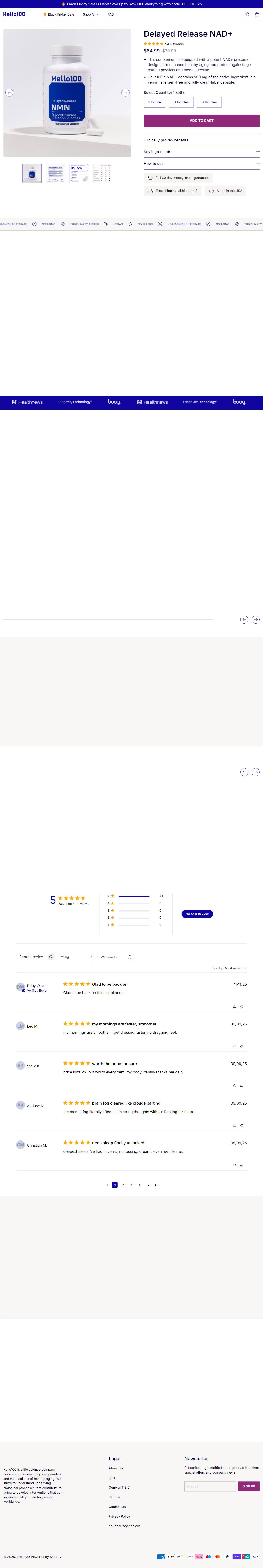 Hello100 NMN Produkt