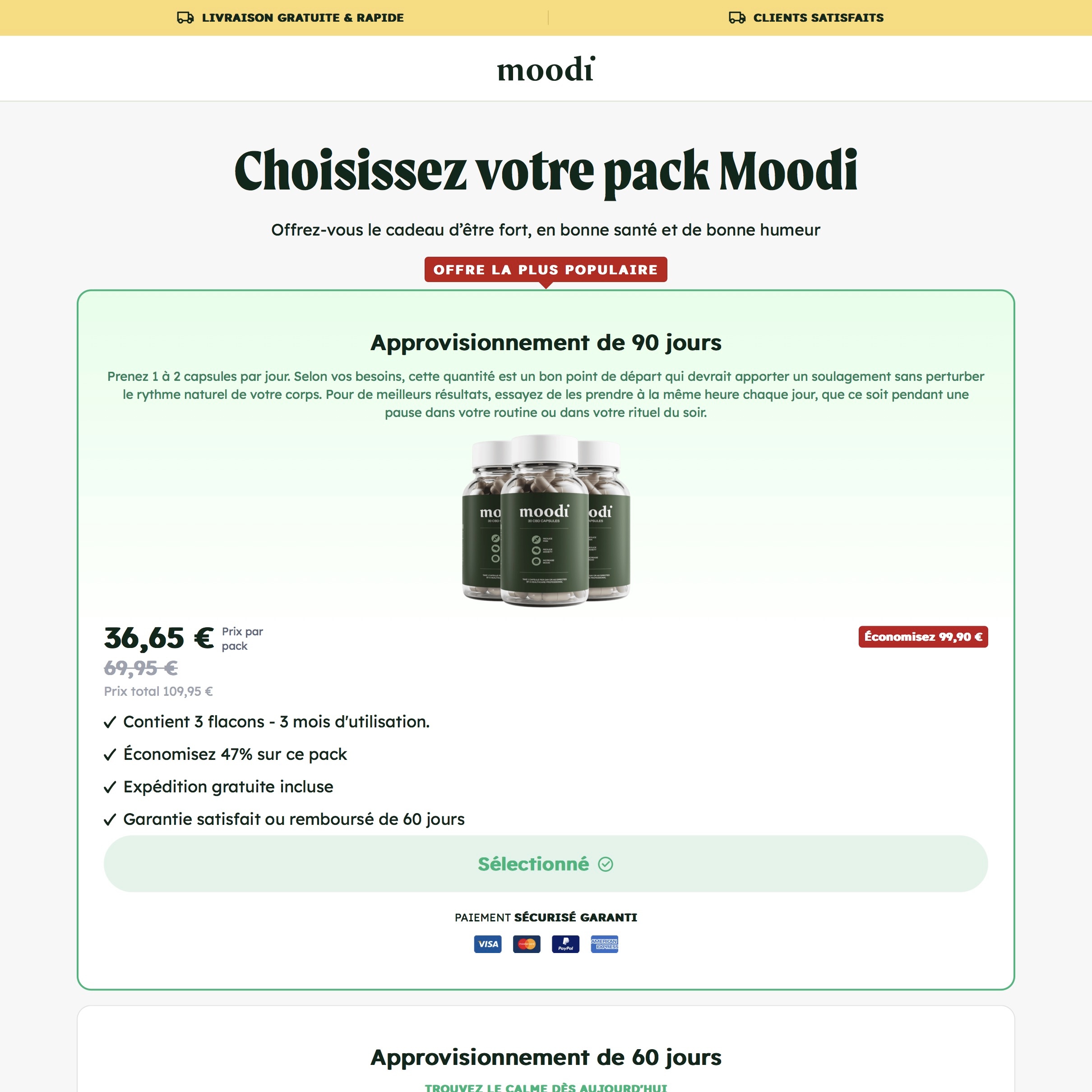 Moodi CBD Kapseln