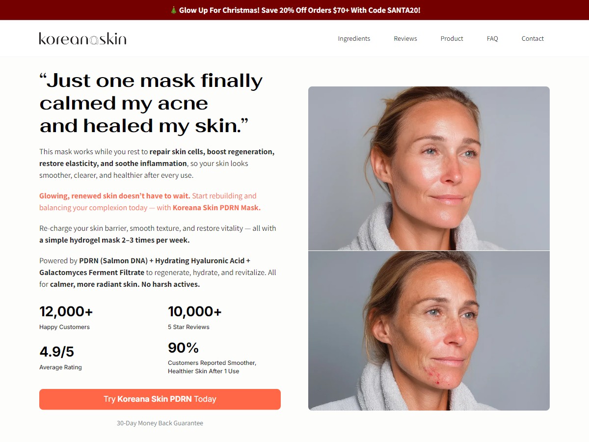 PDRN Mask Clear Skin Produkt