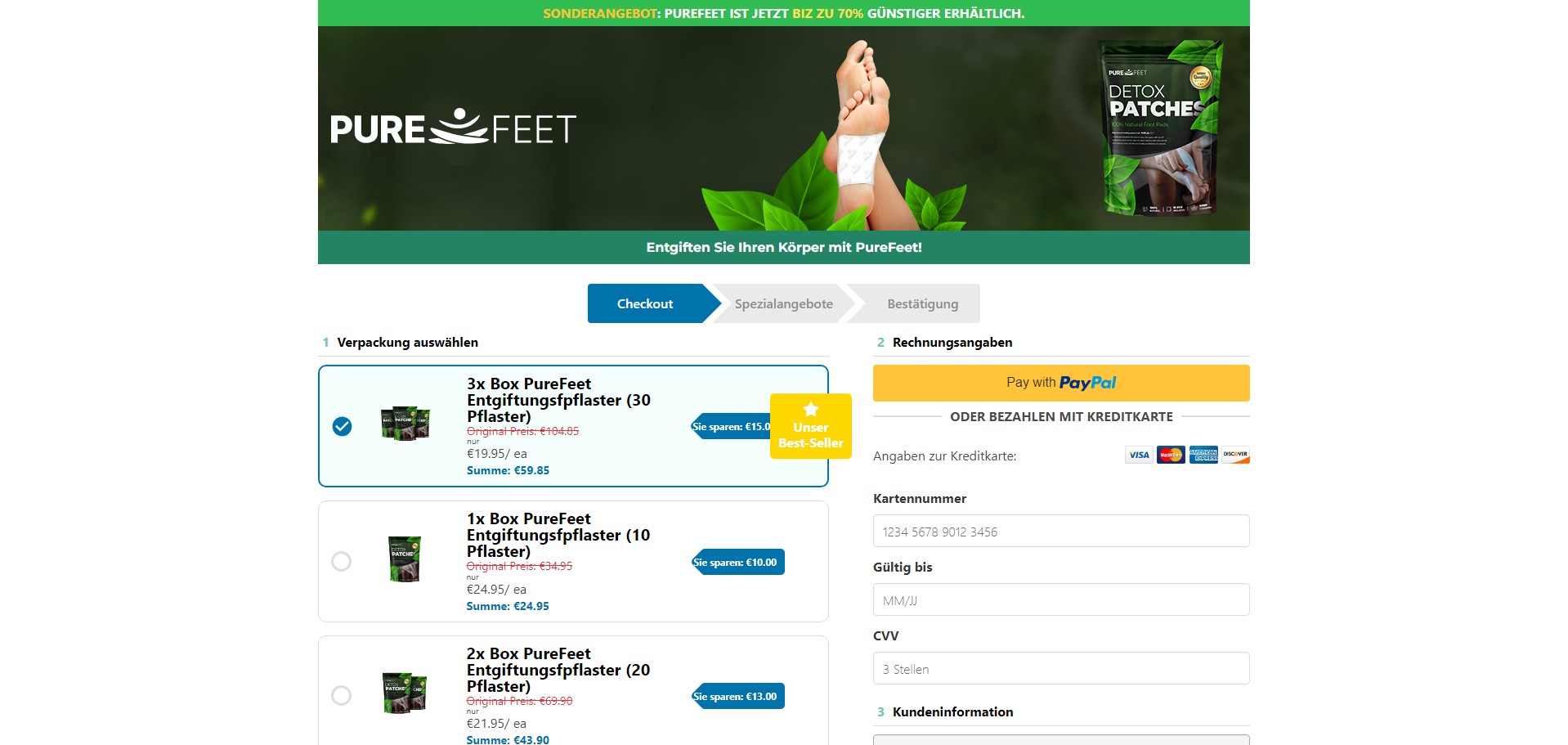 PureFeet Detox Patches